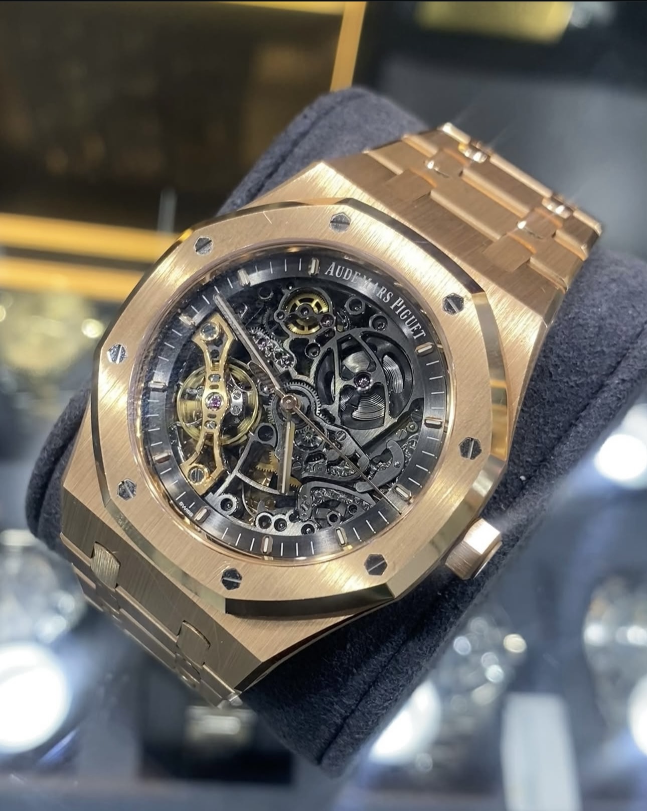 Royal Oak Skeleton Rose Gold